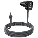 Porodo Starlink Mini DC Plug Car Charger - Gray4.webp