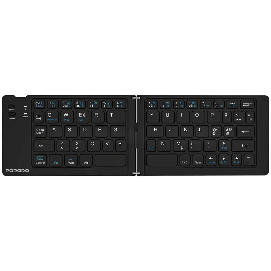 Porodo 6-In-1 keyboard & mouse Set - Black5.webp
