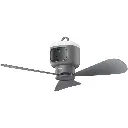 Porodo Lifestyle Camping Rechargeable Ceiling Fan - Gray3.webp