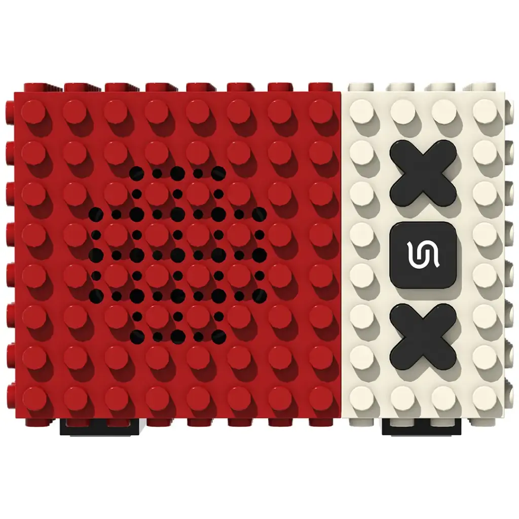 Porodo Soundtec MiniBlock Portable Stereo Speaker - Red2.webp