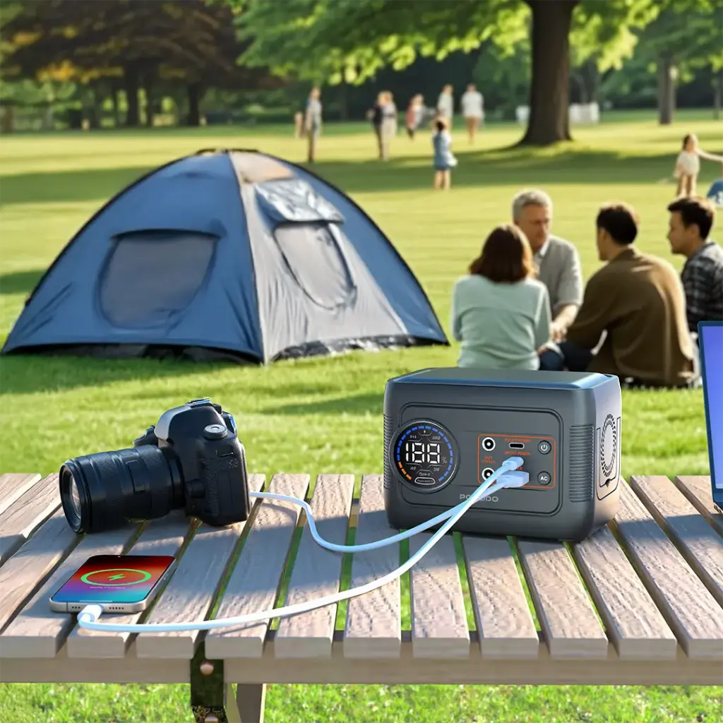 Porodo 150W Forcebase Portable Power Station - GrayBlack.webp