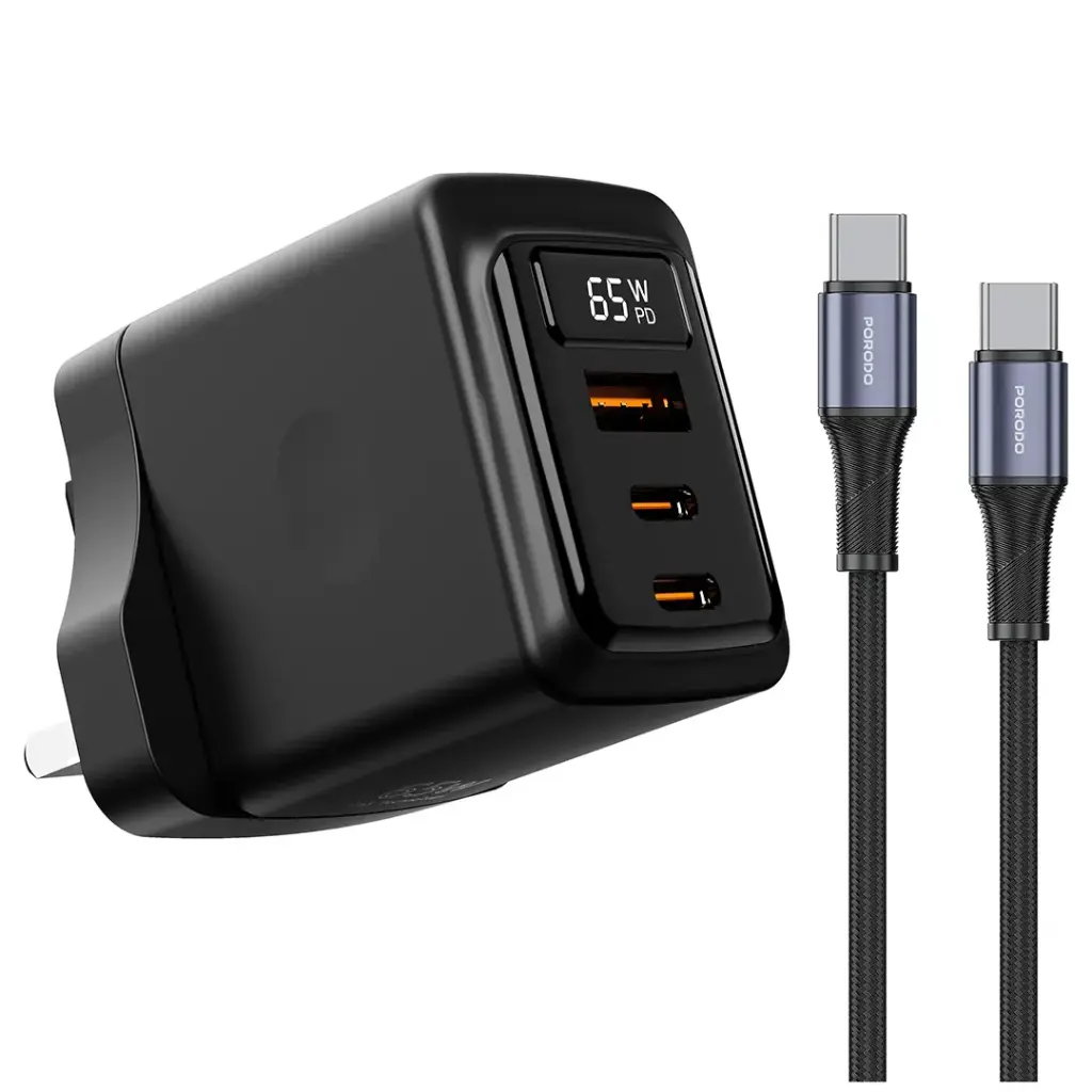 Porodo GaN 65W Multi-Port Wall Charger (6).webp