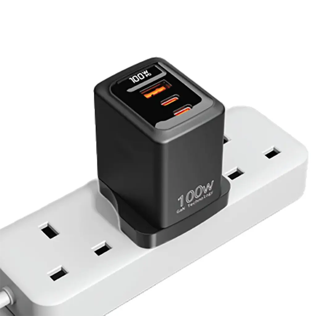 Porodo GaN 100W Multi-Port Wall Charger.webp