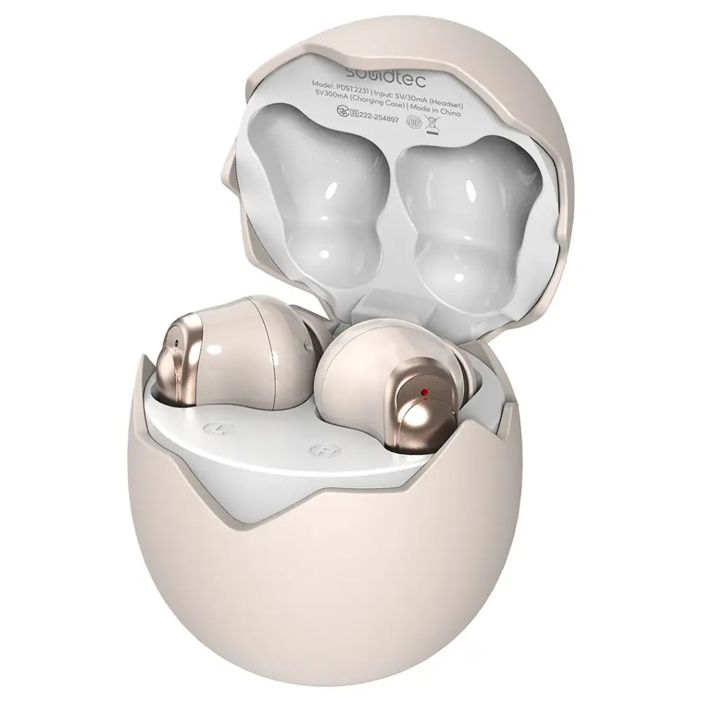 Porodo Soundtec Podshell Wireless Earbuds - Pink (4).webp