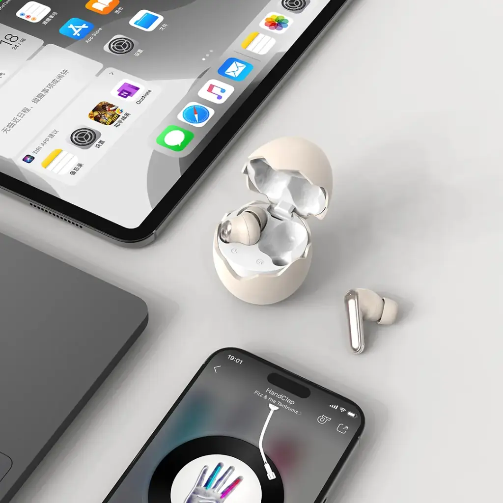 Porodo Soundtec Podshell Wireless Earbuds - Pink (3).webp