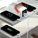 Porodo PortaPower 60000mAh Power Bank with Built-In LED Lighting - White1.webp