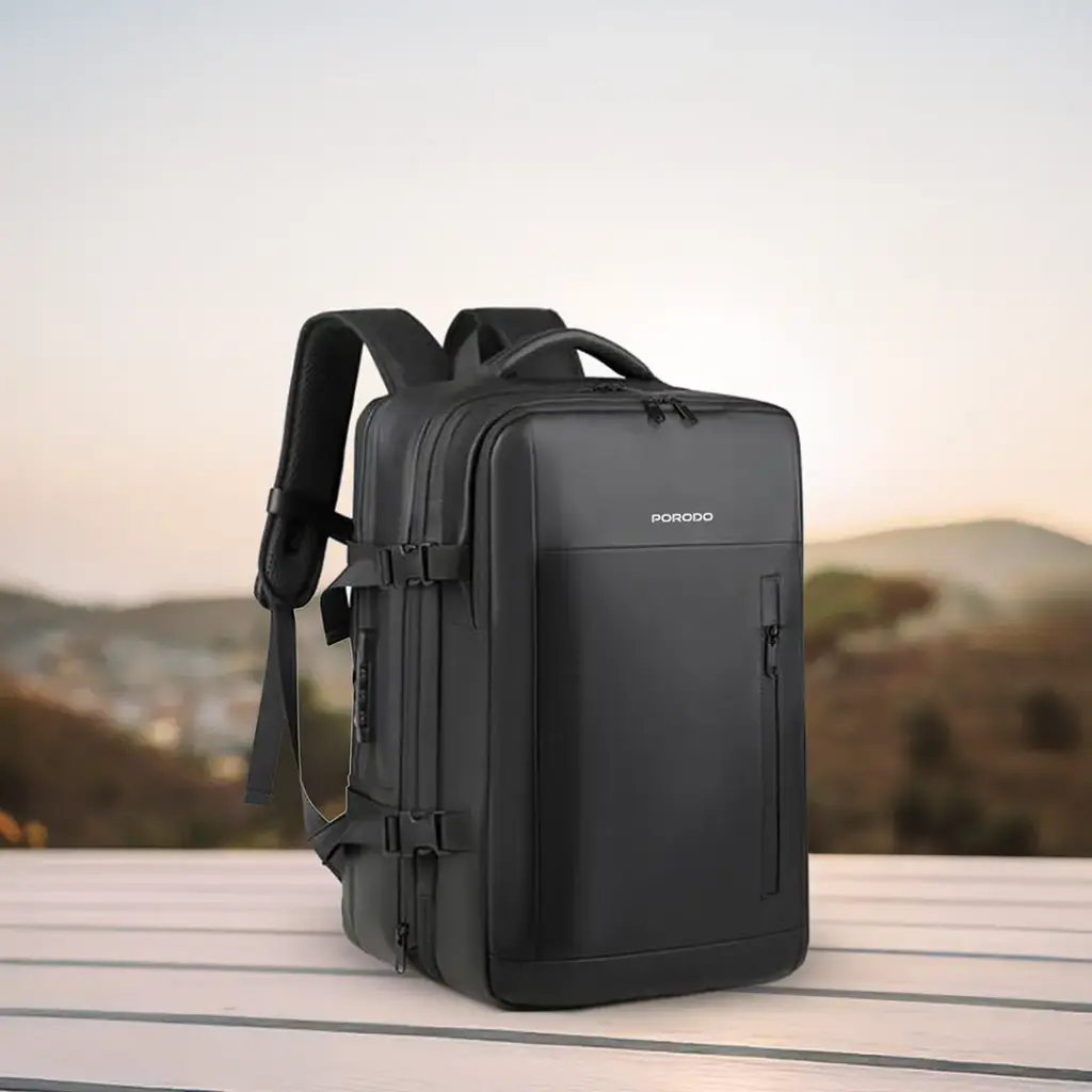 Porodo Lifestyle Vacuum Carry-On Backpack - Black (2).webp