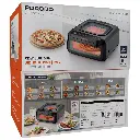 Porodo Lifestyle Crisp Cook 3-In-1 Air Fryer, Pizza, Oven - Black.webp
