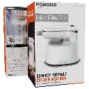 Porodo Lifestyle Mini Steam Iron 1000W UK with Rotatable Handle - White.webp