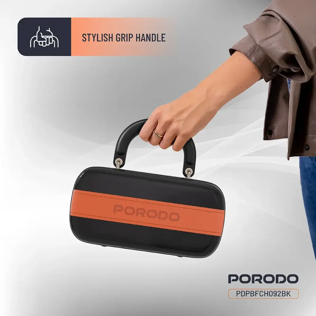 Porodo Sway 60000mAh Power Bank with Built-In LED Lighting - Black 8.webp
