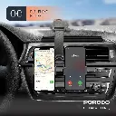 Porodo 360° Rotatable Car Phone Holder - Black 7.webp