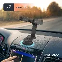 Porodo 360° Rotatable Car Phone Holder - Black 4.webp