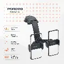 Porodo 360° Rotatable Car Phone Holder - Black 8.webp