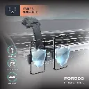 Porodo 360° Rotatable Car Phone Holder - Black 6.webp