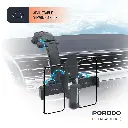 Porodo 360° Rotatable Car Phone Holder - Black 5.webp