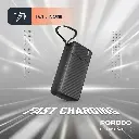 Porodo Piano 10000mAh Power Bank with Integrated Cables - Black5.webp
