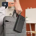 Porodo Piano 20000mAh Power Bank with Integrated Cables - Black5.webp