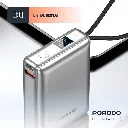 Porodo Petite 10000mAh Power Bank - Silver3.webp