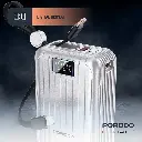 Porodo Petite 20000mAh Power Bank with Integrated Cables & Digital Display - Silver3.webp