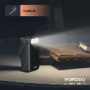 Porodo Lara 30000mAh Power Bank with Integrated Cables & Flashlight - Black2.webp