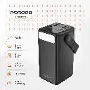 Porodo Lara 50000mAh Power Bank with Integrated Cables & Flashlight - Black1.webp