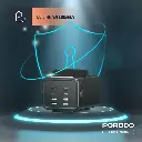 Porodo Lara 80000mAh Power Bank with Integrated Cables & Flashlight - Black6.webp