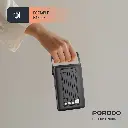 Porodo Lara 80000mAh Power Bank with Integrated Cables & Flashlight - Black7.webp