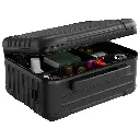 Porodo Lifestyle Travel Makeup Bag With Detachable LED Mirror - Black2.webp