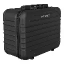 Porodo Lifestyle Travel Makeup Bag With Detachable LED Mirror - Black.webp
