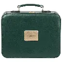 Porodo Lifestyle Travel Makeup Bag With Detachable LED Mirror - Green2.webp