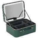 Porodo Lifestyle Travel Makeup Bag With Detachable LED Mirror - Green3.webp