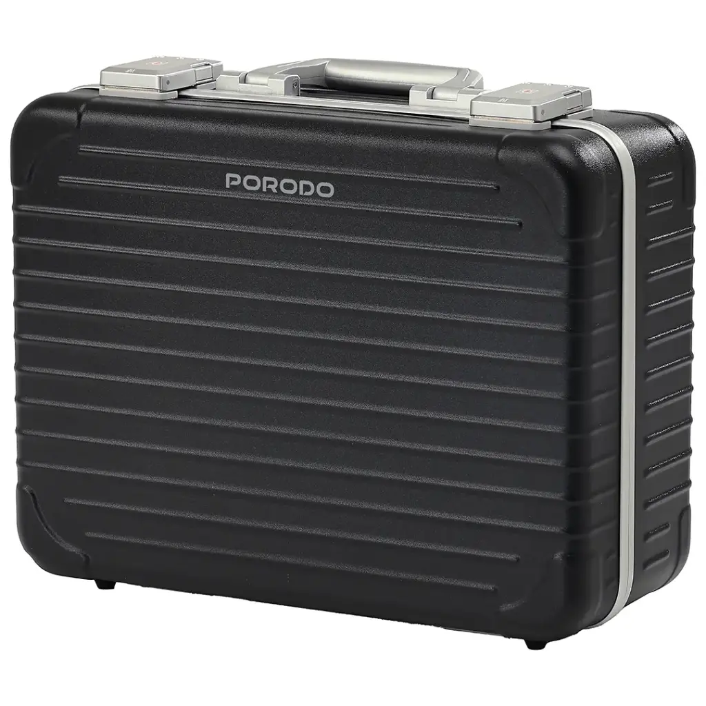 Porodo Lifestyle Travel Makeup Case With Detachable LED Mirror - Black45webp.webp