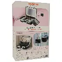 Porodo Lifestyle Travel Makeup Case With Detachable LED Mirror - Black.webp