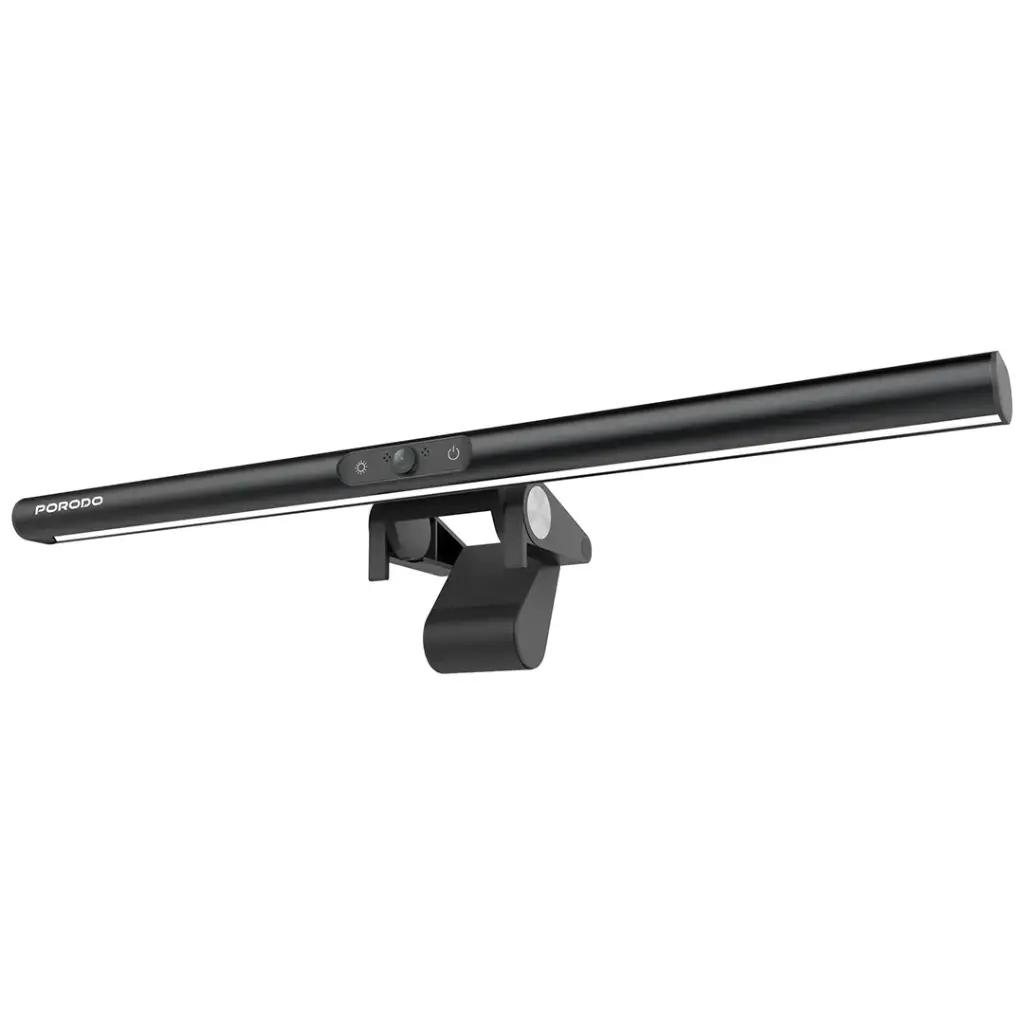 Porodo LumaView Full HD Webcam & Desk Light with Eye-Care LED Technology - Gray3.webp