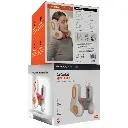 Porodo Lifestyle ZenComfort Neck Pillow with 3D ANC Headphones - Khaki2.webp