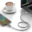 Porodo ChargeLite USB-C to USB-C High-Speed Charging Cable - Gray888.webp