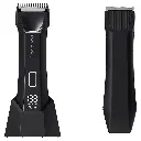 Porodo Lifestyle Ceramic Blade Gentle Grooming Trimmer with Digital Display - Black4.webp