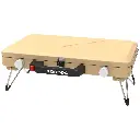 Porodo Lifestyle Dual Burner Foldable Camping Stove - Khaki2.webp