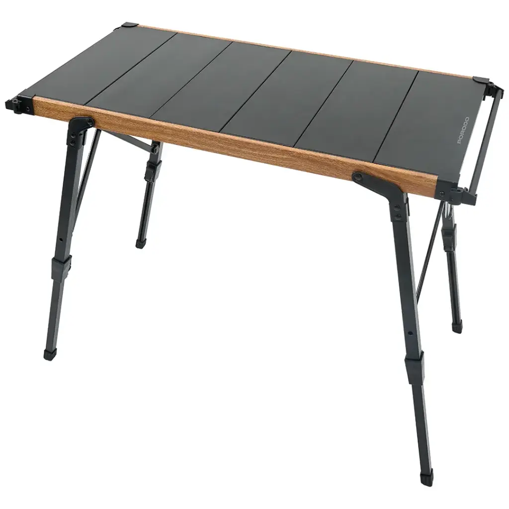 Porodo Lifestyle Cooking Set Dual Stove Camping Table - Black6.webp