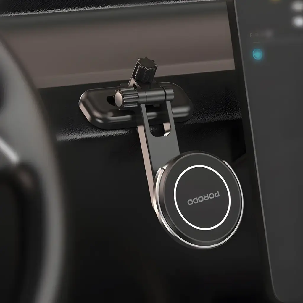 Porodo MagSpin Magnetic Phone Holder - Black.webp