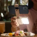 Porodo Lifestyle 3-In-1 Bluetooth Selfie Stick with Detachable Fill Light & Stand - White3.webp