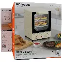 Porodo Lifestyle Vertical Design Temp Glass Mini Oven - White2.webp
