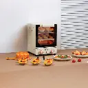Porodo Lifestyle Vertical Design Temp Glass Mini Oven - White3.webp