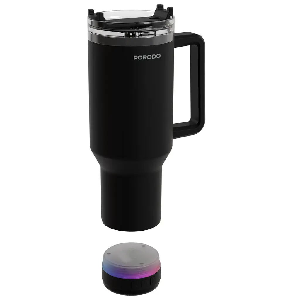 Porodo Lifestyle HydroTunes Bluetooth Speaker Tumbler14.webp