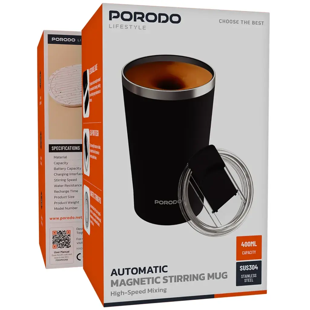 Porodo Lifestyle Automatic Magnetic Stirring Mug with High-Speed Mixing11.webp