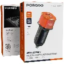 Porodo 48W Averin Multi-Port Car Charger with Aluminum Alloy Housing - Orange3.webp