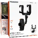Porodo Mirror-Mounted Phone Holder Bracket with Extendable Arm - Black3.webp