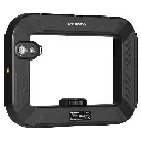 Porodo Lifestyle Handheld Ring Grip Camera & phone vlogging light with Desktop support & Phone clamp - Black5.webp