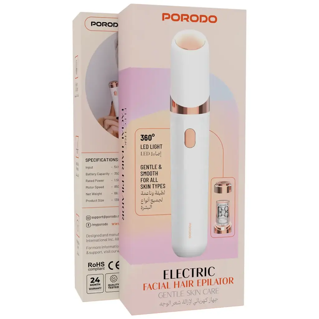 Porodo Electric Facial Hair Epilator2.webp