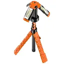 Porodo Lifestyle 9000mAh Work Lantern Foldable Multi-Mode LED Light with Tripod Base & Hook - Orange3.webp